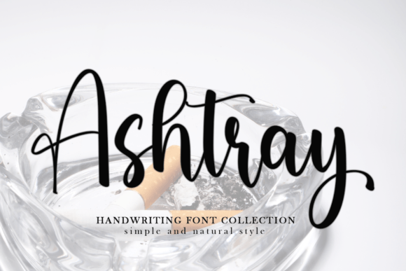 Ashtray: The Handwritten Font Redefining Luxury in Digital Design