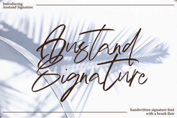 Austand Signature: A Timeless Handwritten Font