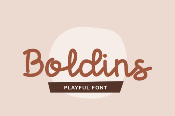 Boldins: A Joyful Handwritten Font