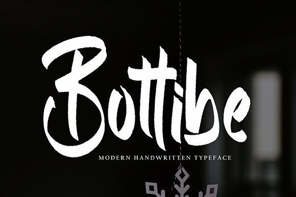 Bottibe: A Bold Handwritten Brush Font