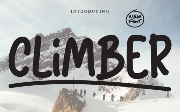 Climber: A Sweet, Romantic Handwritten Font