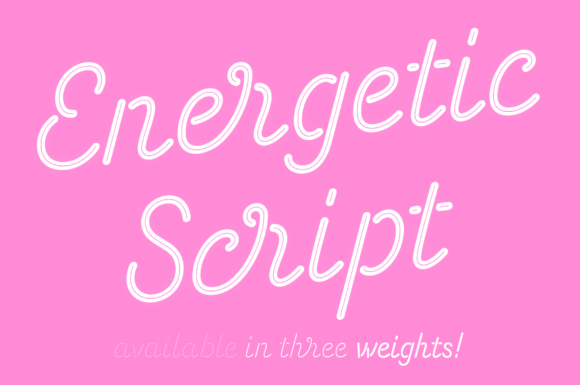 Energetic Script: Elegant Handwritten Typography