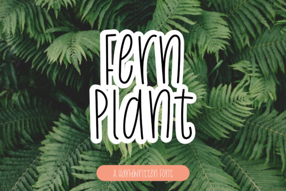 Fern Plant: A Sweet Handwritten Font for Real Life
