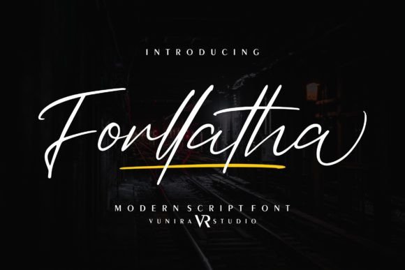 Forllatha: A Handwritten Font That Delivers Luxury—Without the Learning Curve