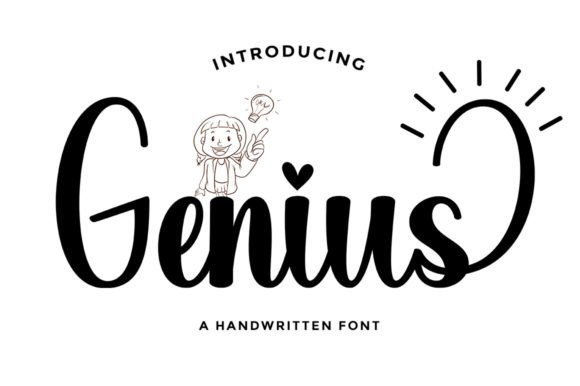 Genius: The Handwritten Font That Feels Human—Without the Handshake