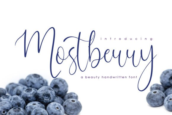 Mostberry Font: A Luxurious Handwritten Typeface for Modern Design