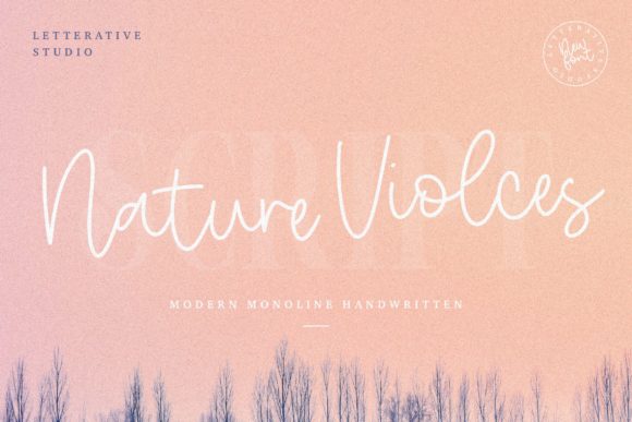 Nature Violces: Where Handwritten Elegance Meets Modern Design Clarity