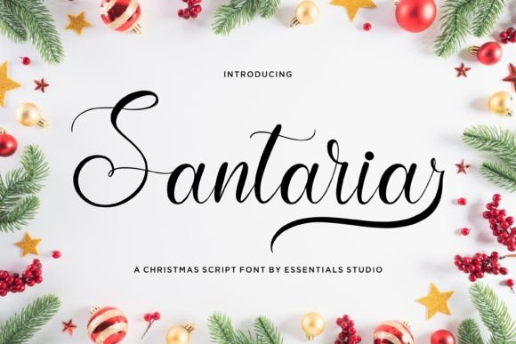 Santaria Font: The Delicate Handwritten Script That Elevates Creative Design