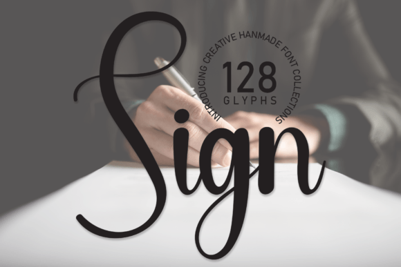 Sign: A Sweet Handwritten Font for Warm, Inviting Designs