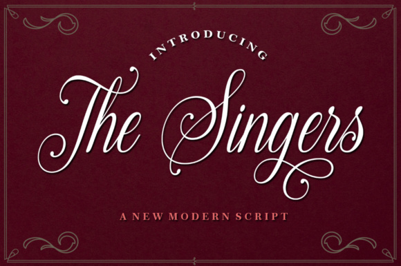 The Singers: Where Handwritten Elegance Meets Modern Design
