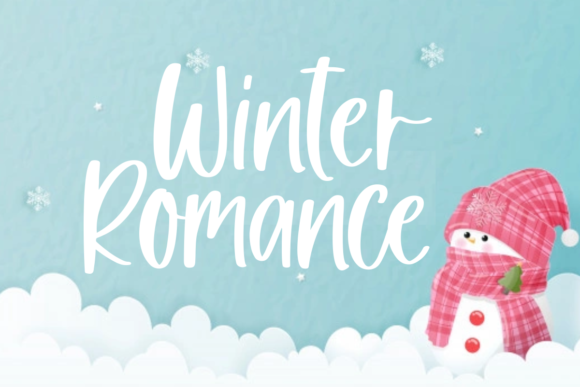 Winter Romance: A Sweet Handwritten Font
